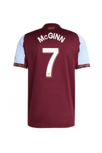 Aston Villa John McGinn #7 Voetbaltruitje Thuis tenue 2025-26 Korte Mouw